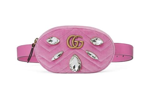 gucci pink fanny pack marmont|Gucci Marmont handbags.